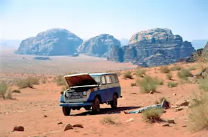 What do you call a car that's always thirsty? image