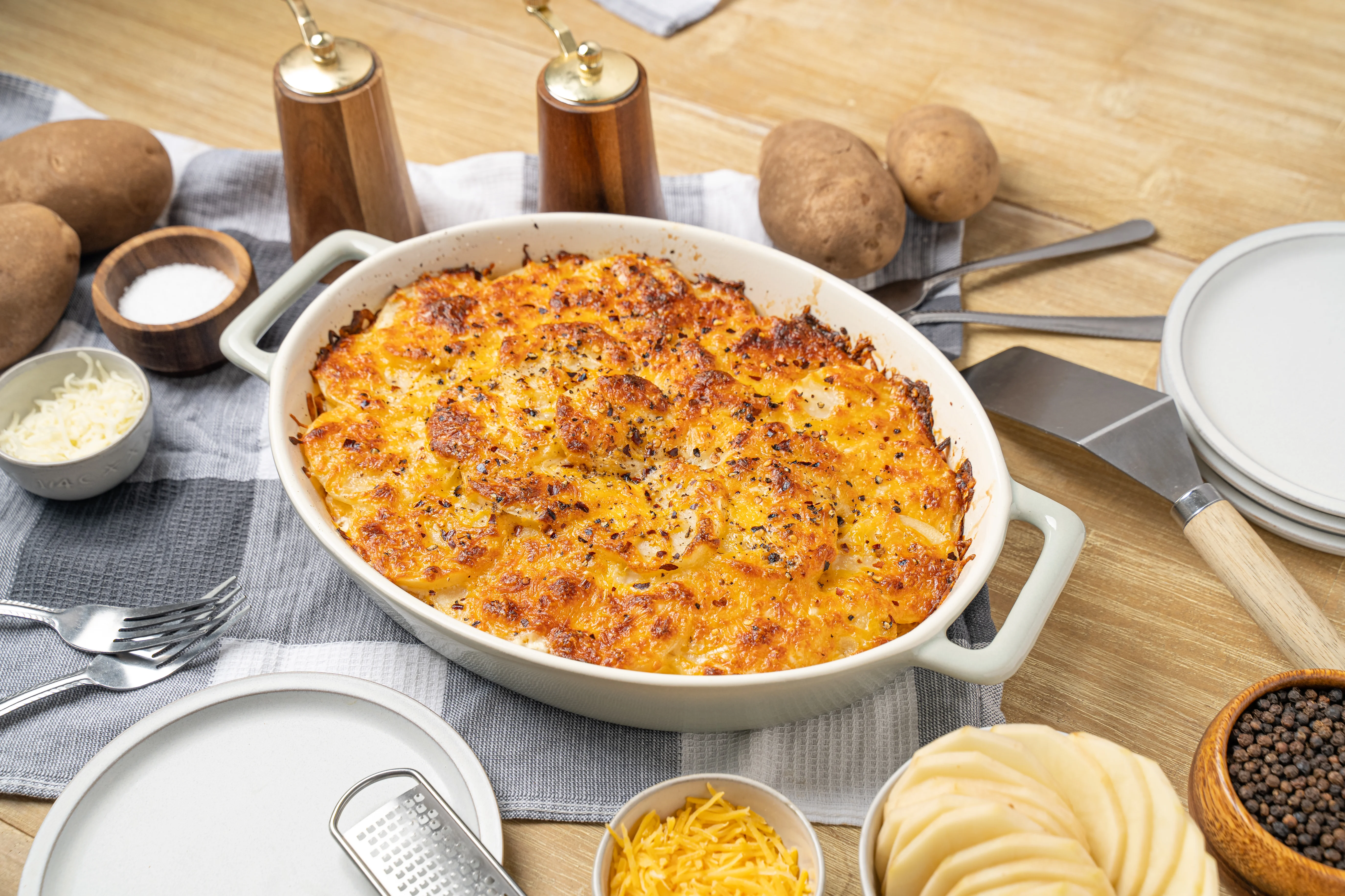 Gloriously Cheesy Potatoes | Cooking Professionally