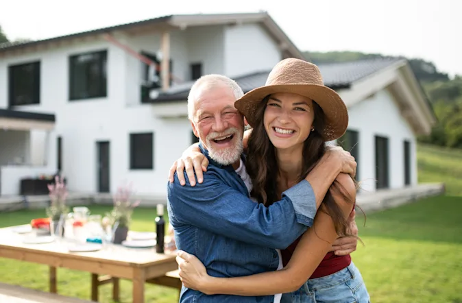 What did the father say when his daughter told him she'd call him later? image