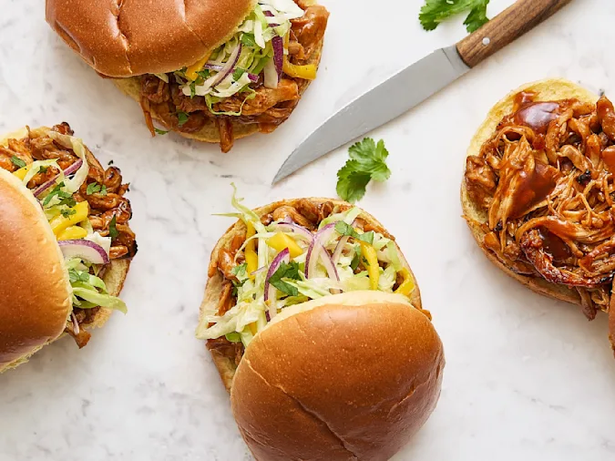 Easy Chicken Barbecue Sammies 1