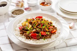 Sticky Orange Beef Stirfry