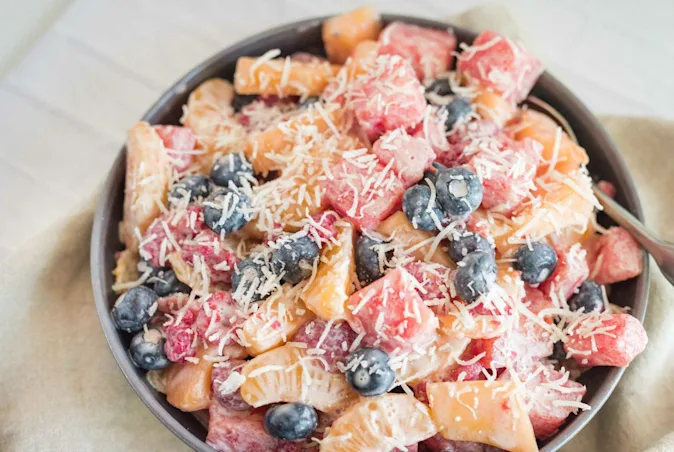 Melon-Berry Salad image