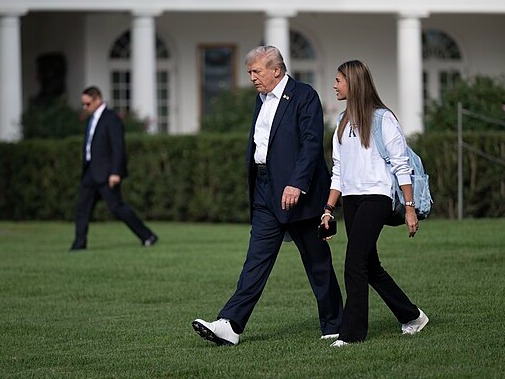 Kai Trump and Grandpa head to the Ryder Cup - 03