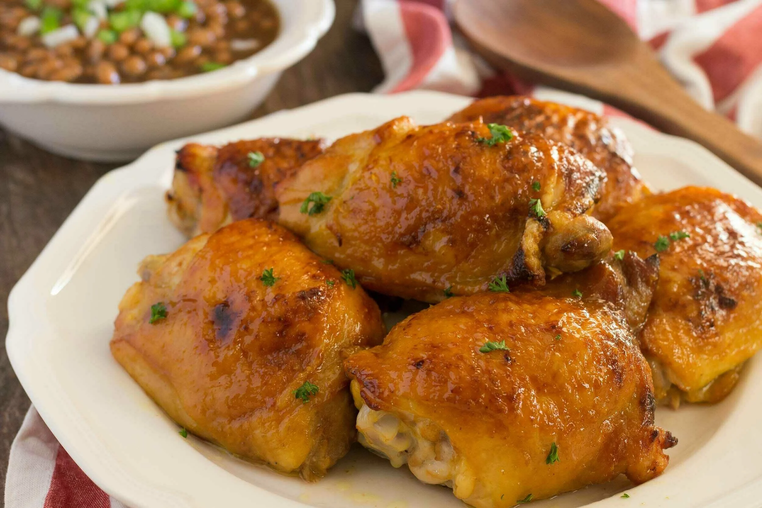Honey Baked Chicken Thighs | Command Cooking
