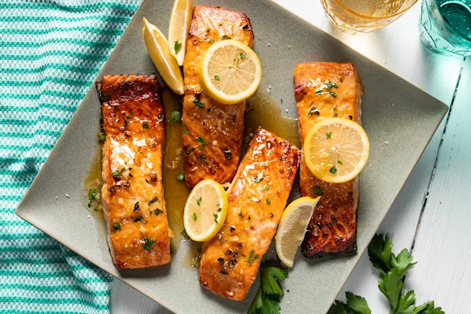 Exhilarating Honey Salmon