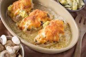 Artichoke Chicken Casserole-6