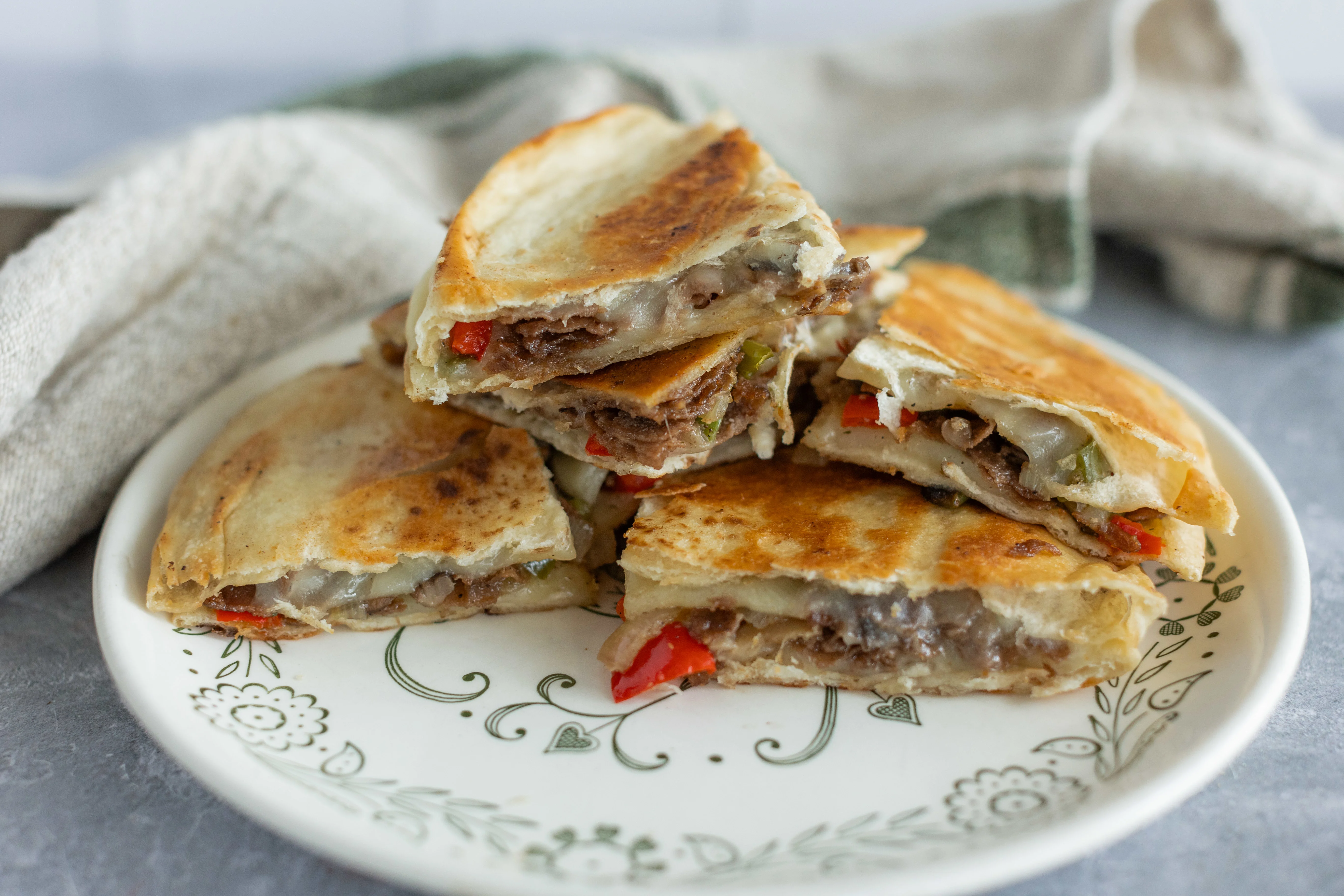 The Best Cheesesteak Quesadillas | Recipe Reader