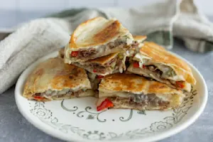 The Best Cheesesteak Quesadillas
