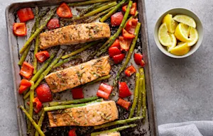 Rosemary Salmon Sheet-Pan Dinner 1