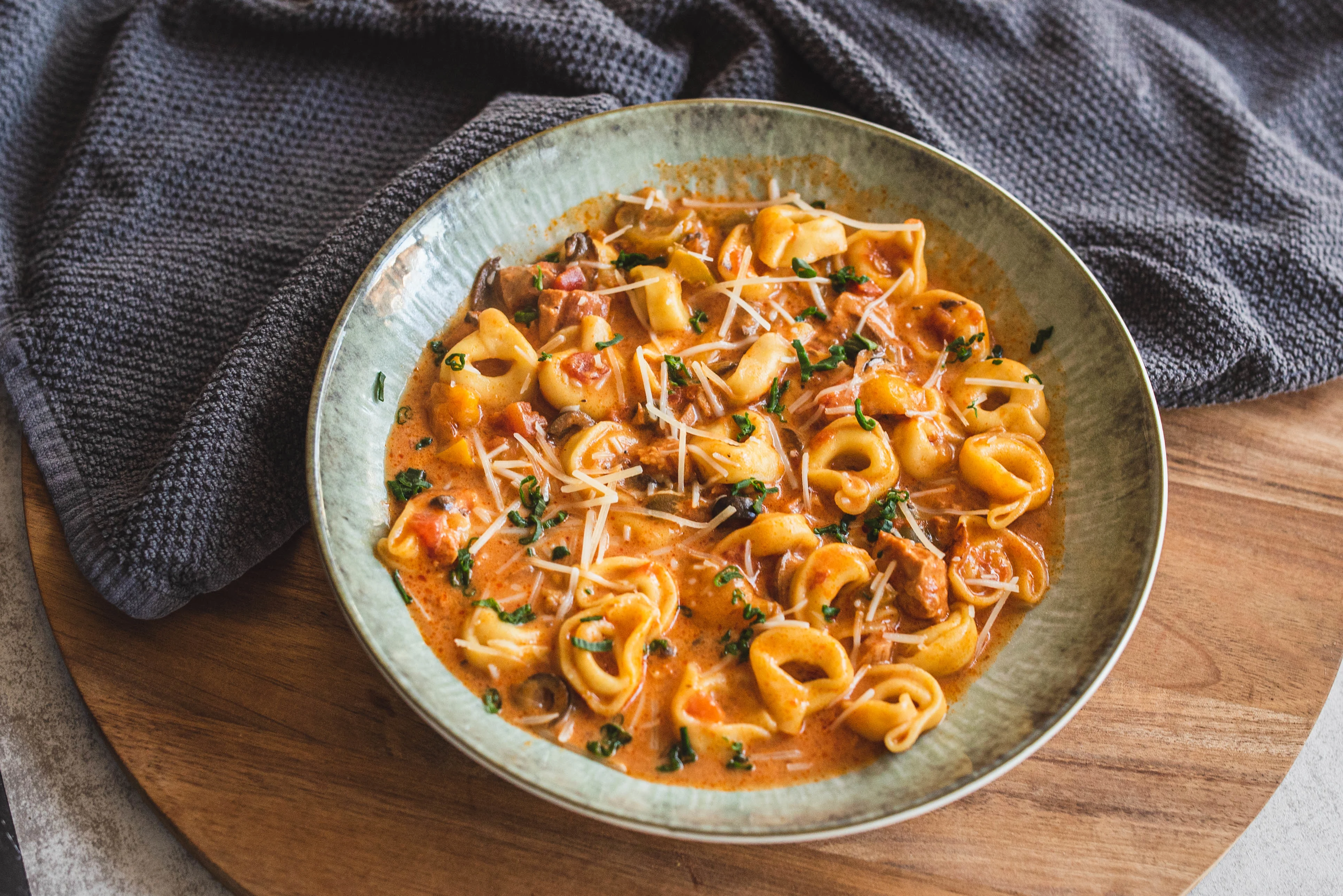 Welcome-Home Chicken Tortellini | Command Cooking