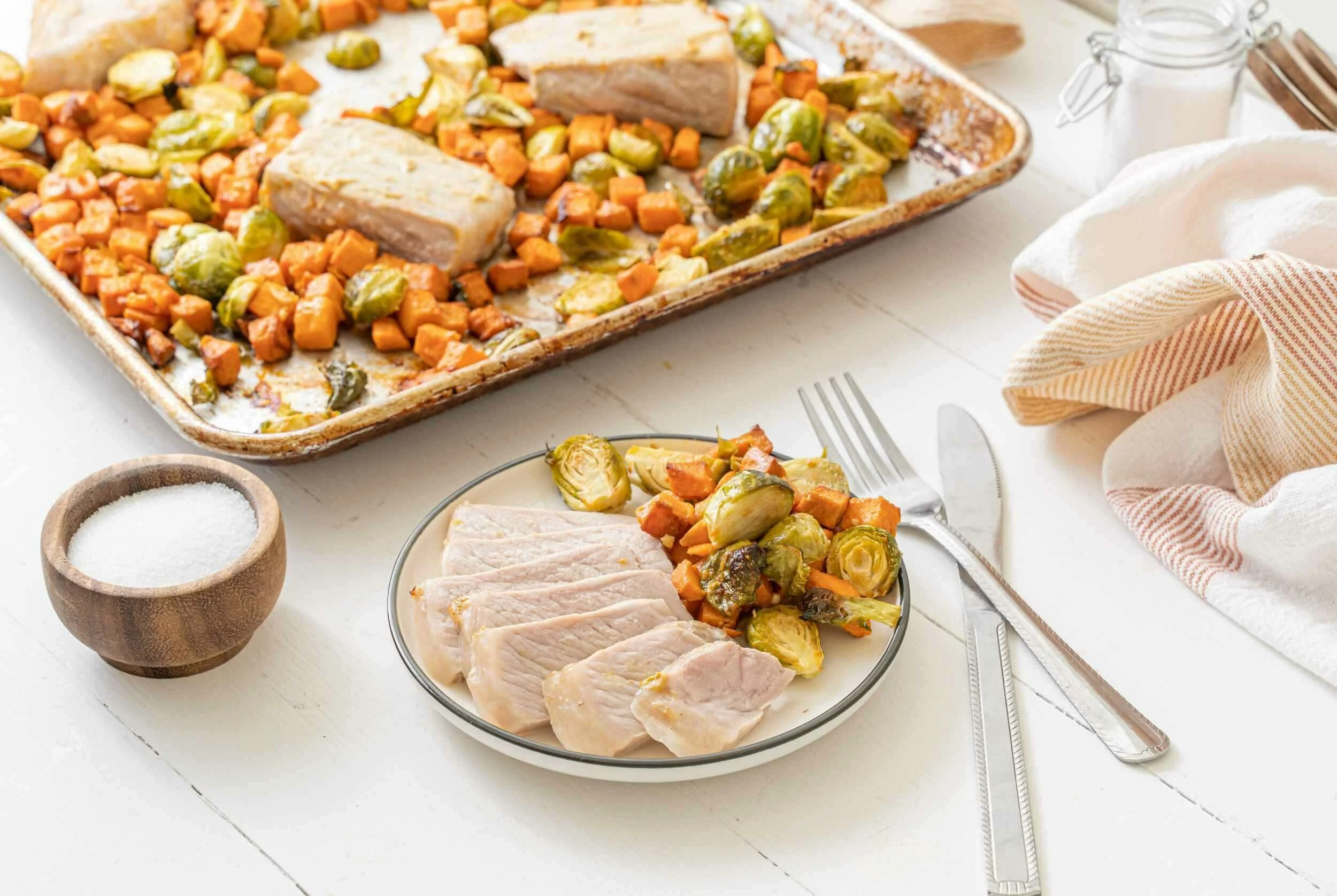 Lemon Pork Sheet-Pan Dinner | Command Cooking