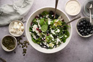 Berries and Spinach Salad
