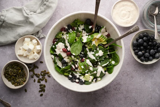 Berries and Spinach Salad