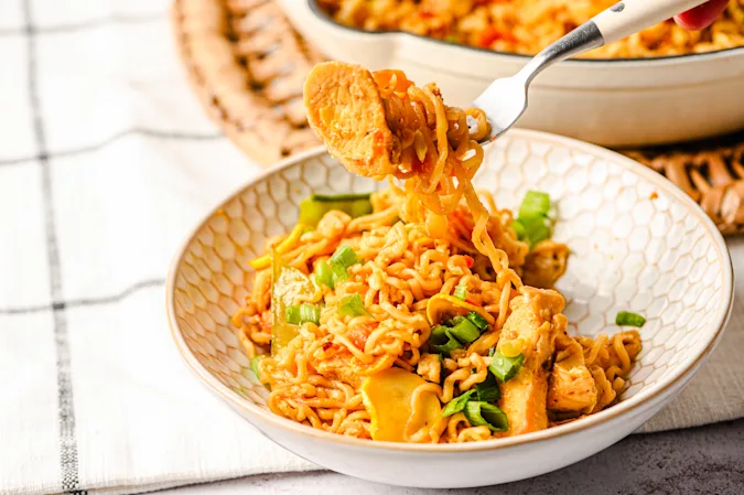 Sesame Chicken Noodles