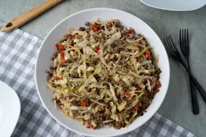 Ground Beef and Cabbage