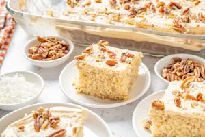 Butter Pecan Poke Cake