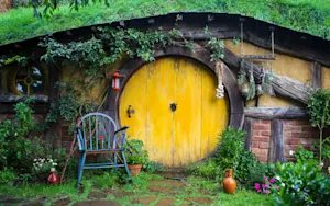 What did the group of hobbits name their band? image
