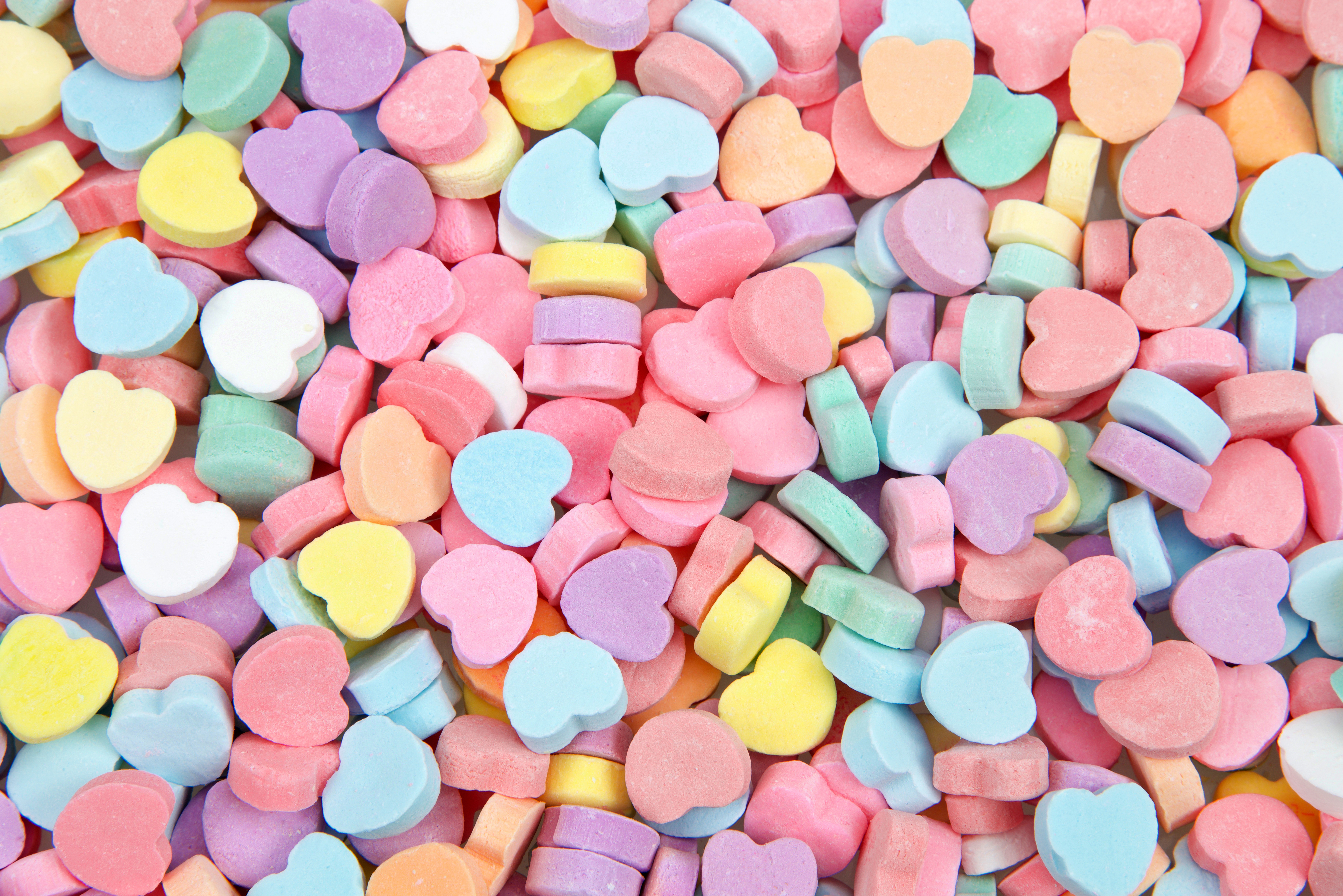 What kind of Valentine's Day candy is never on time? image