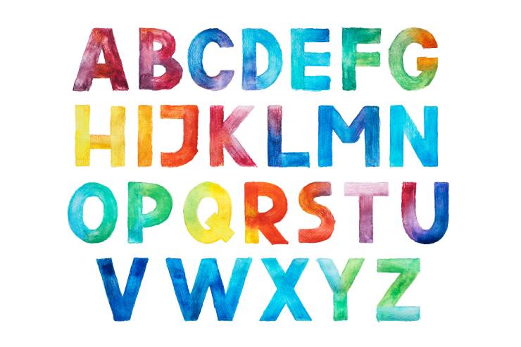  What has a lot more letters than the alphabet? image