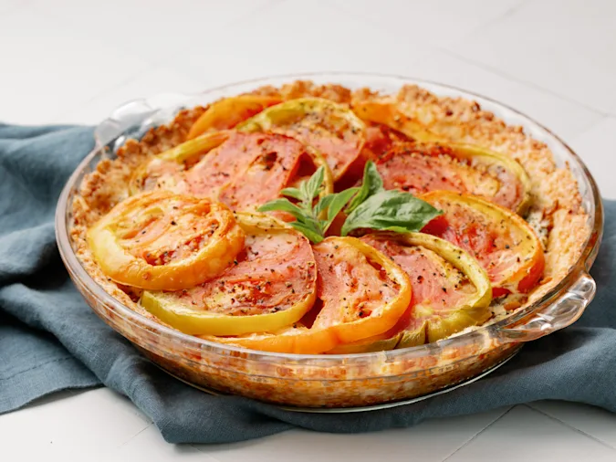 Fresh Heirloom Tomato Pie