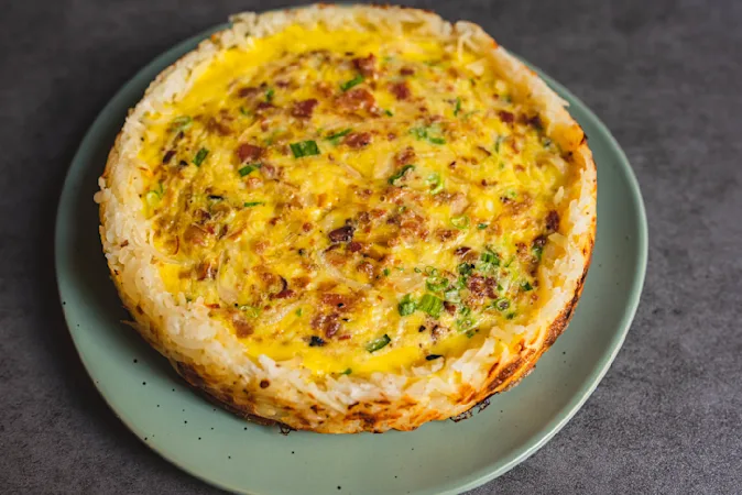 Hash Brown Quiche