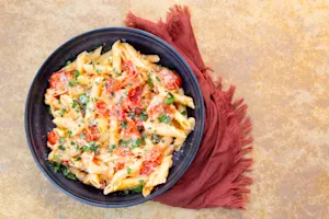 tomato basil penne pasta-3