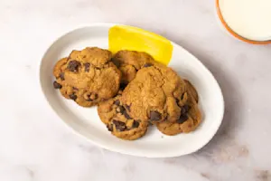 Whole Grain Chocolate Chip Cookies
