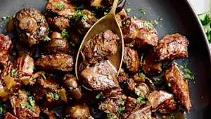 Slow Cooker Steak Bites
