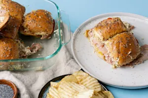Rosie's Hot Ham And Cheese Sandwiches