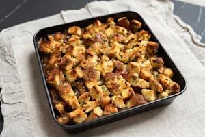 Cheesy Rotisserie Chicken Cobbler