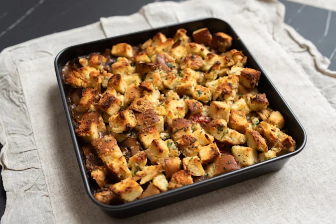 Cheesy Rotisserie Chicken Cobbler
