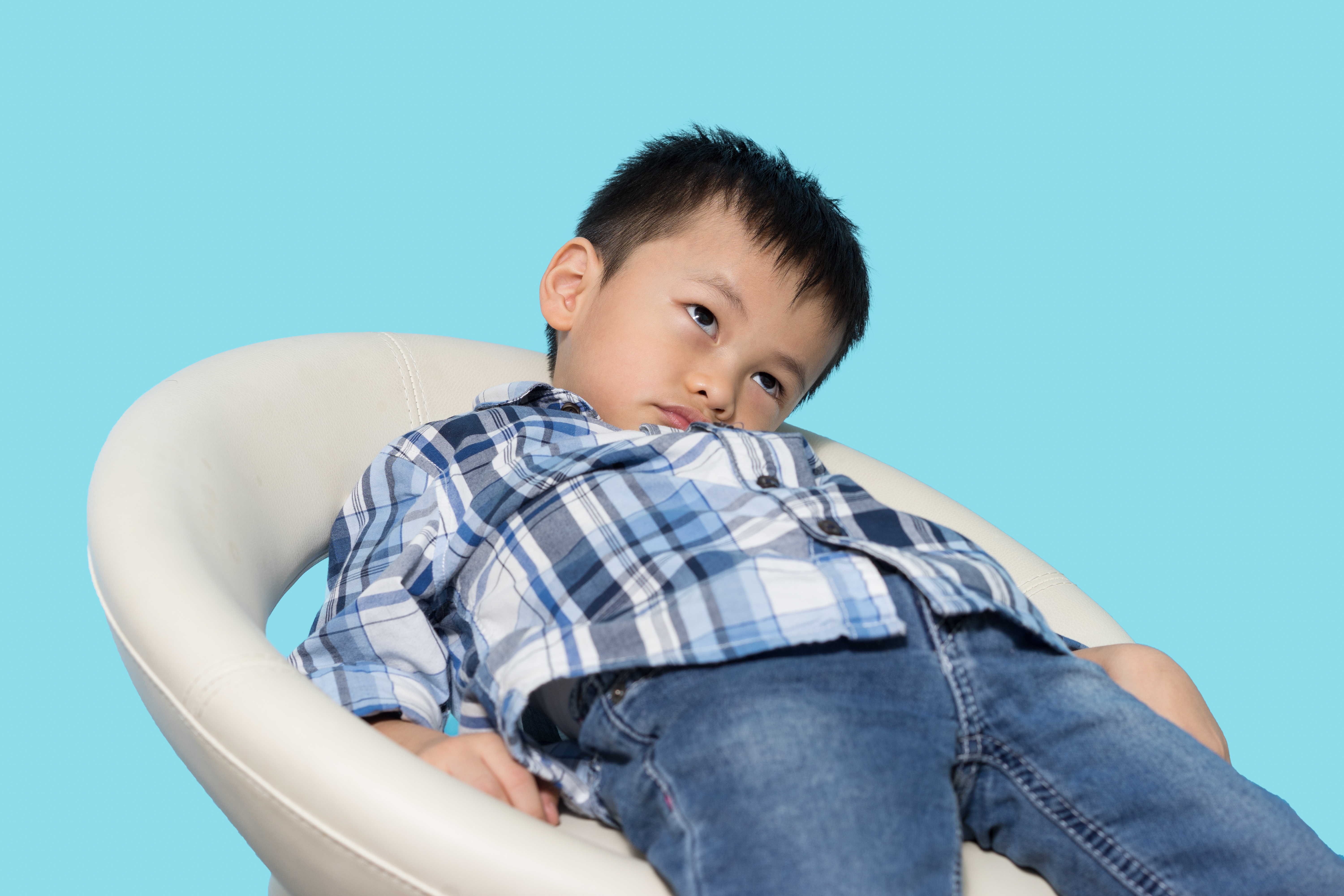 What do you call your son when he just sits around in the same chair all day? image