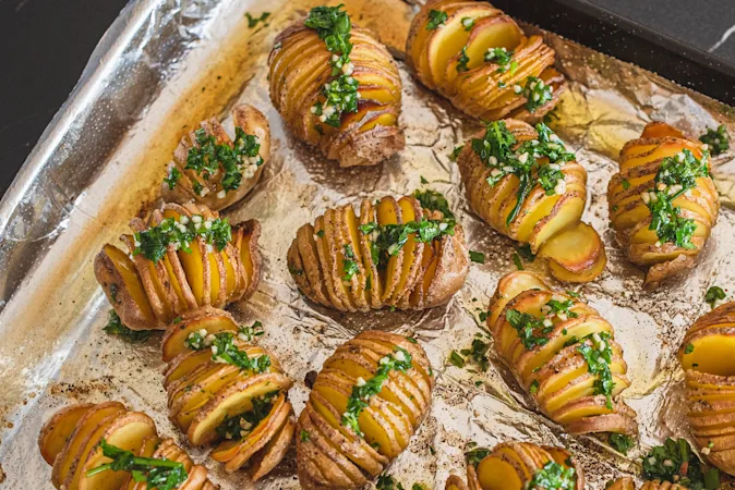 Mini Hasselbacks (2)