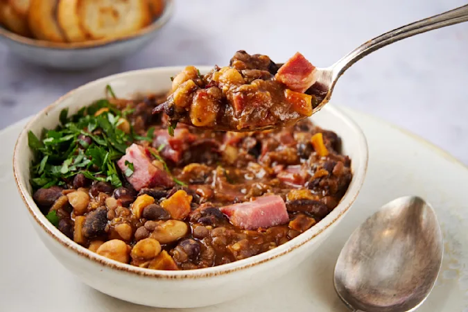 Grannys Ham and Bean Soup - 07