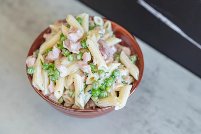 Spring Ham and Pea Pasta Salad (1)