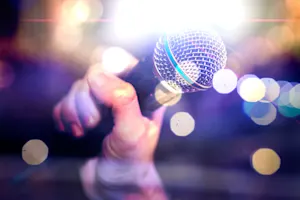 What did the ocean sing at karaoke? image