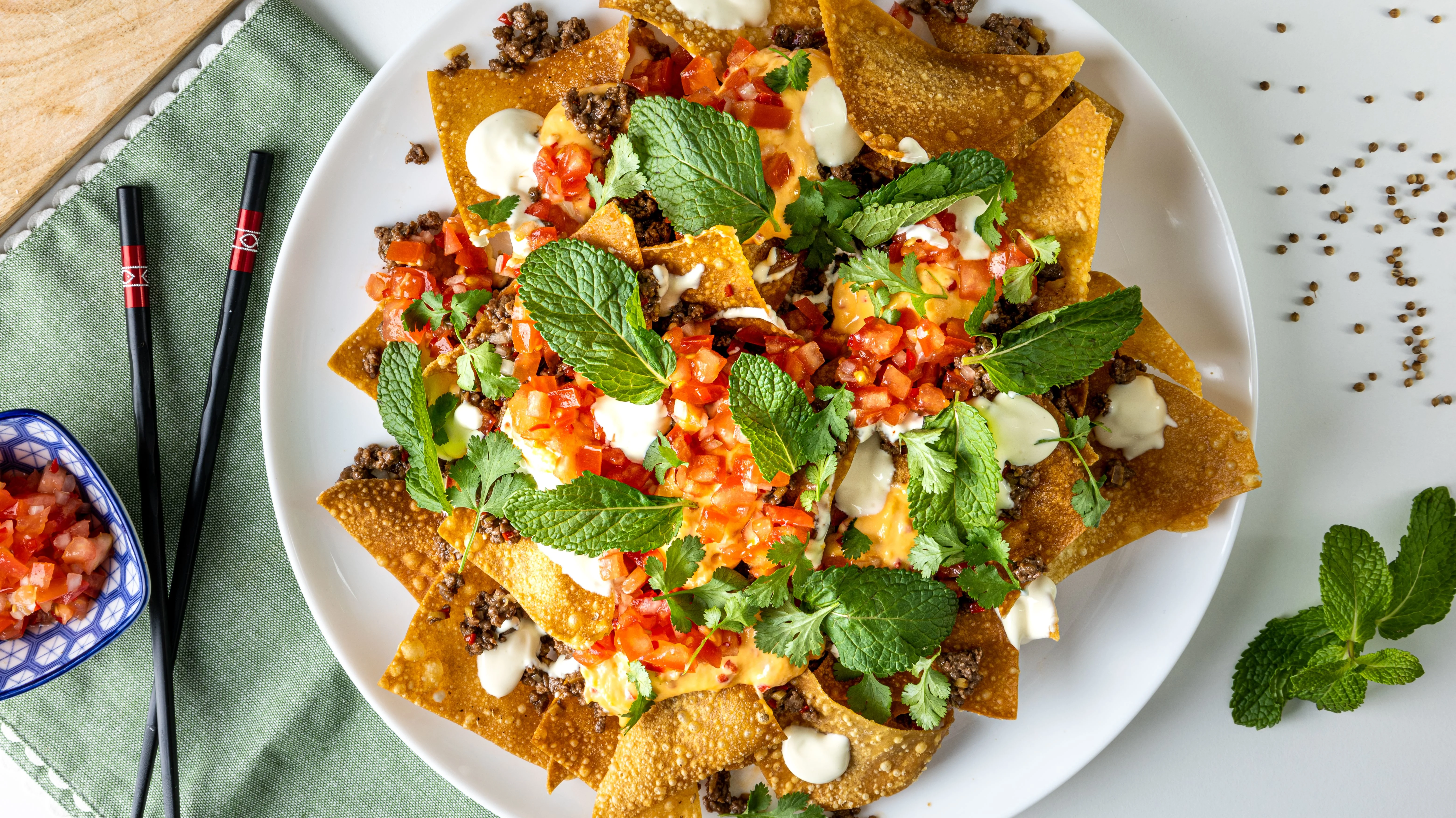 Thai Nachos | Lazy Cooking