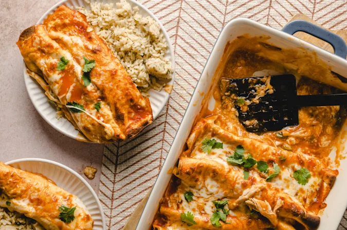 Leftover Turkey Enchiladas-1