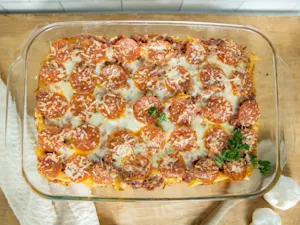 Weekend Pizza Bake