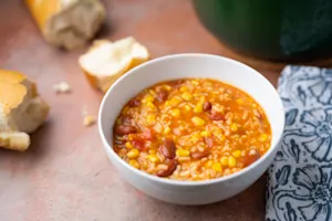 Beans and Rice Taco Soup