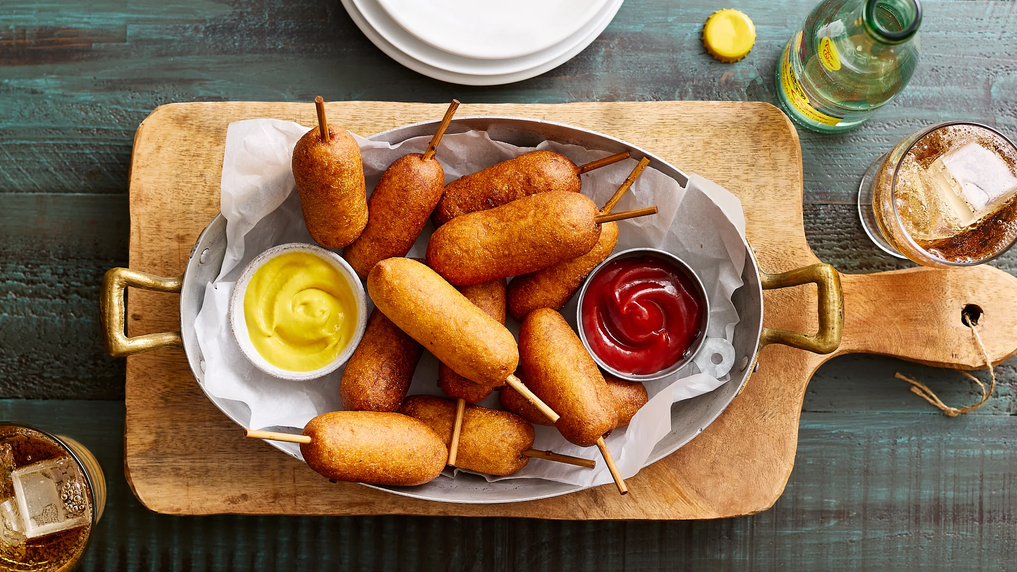 Gameday Mini Corn Dogs | Recipe Saver