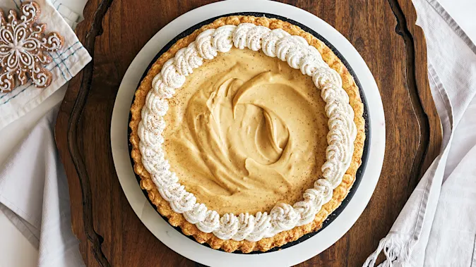 Gingerbread Cream Pie