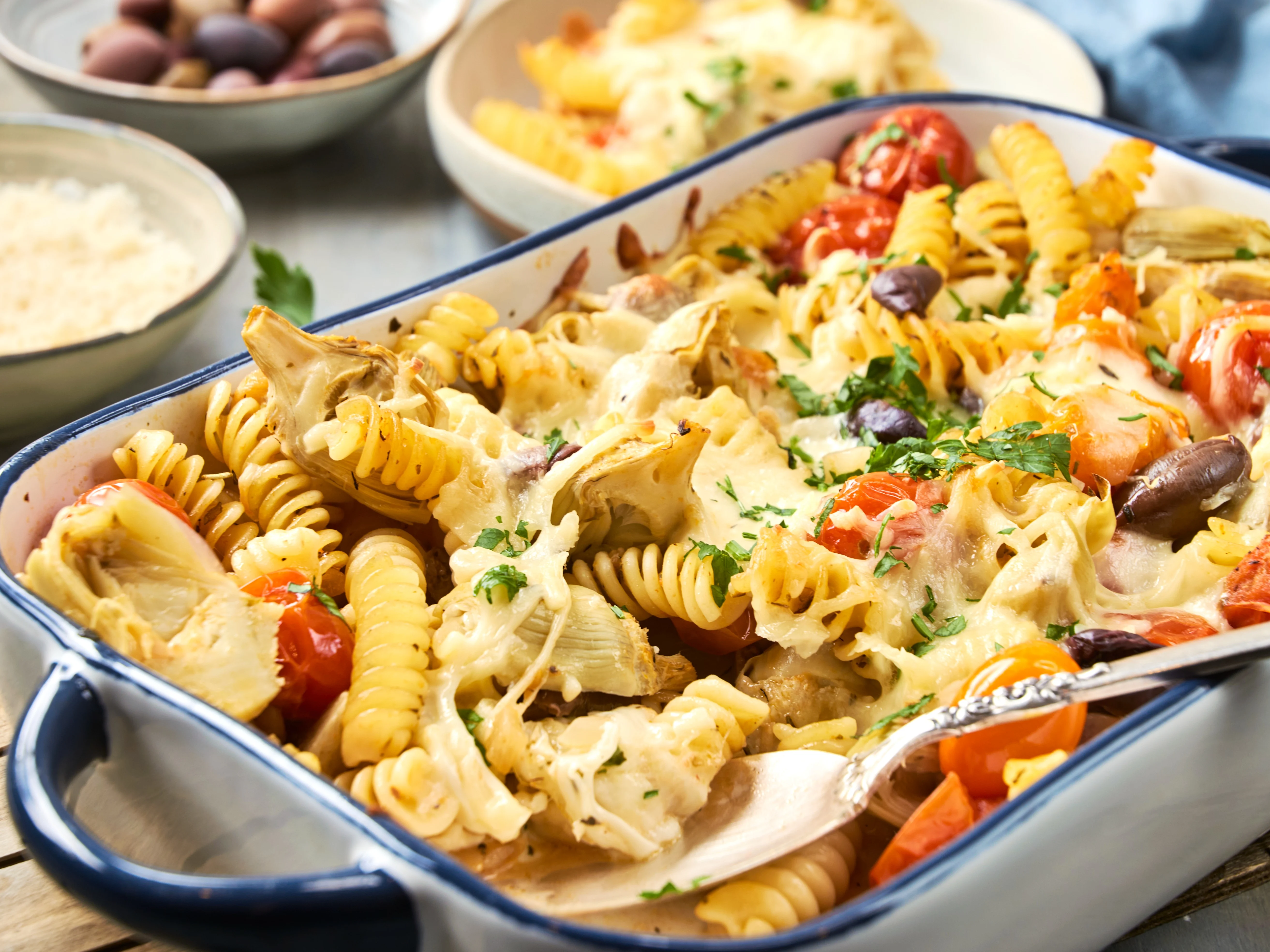 Mediterranean Pasta Casserole | Big Recipe