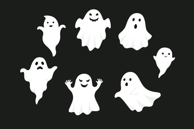  Where do ghosts prefer to swim? image