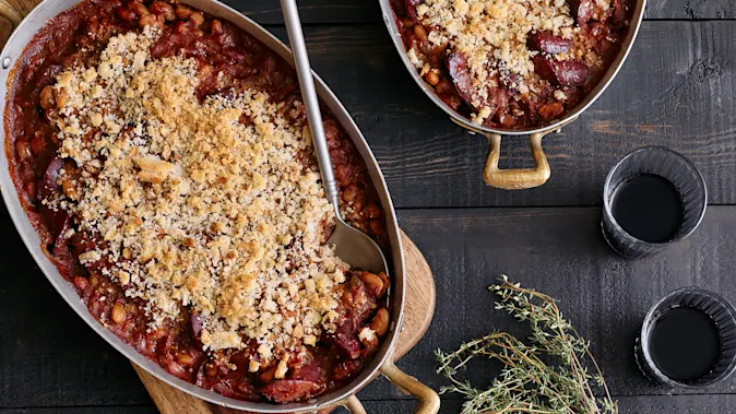 Classic Sausage & Bean Bake