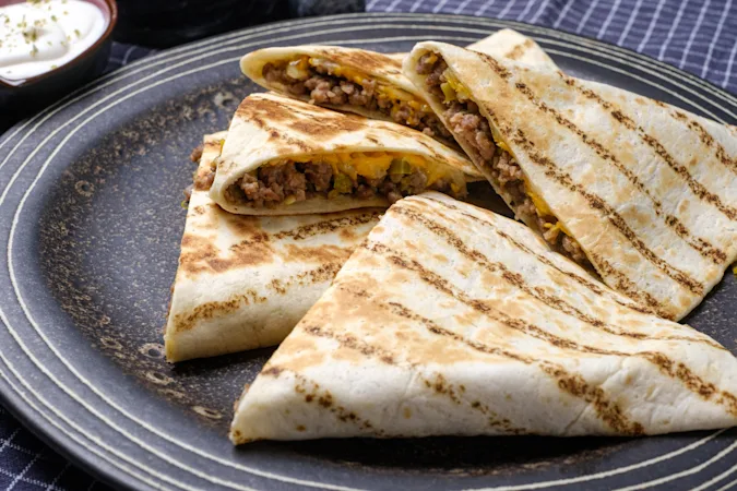 Easy Beef Quesadillas 3