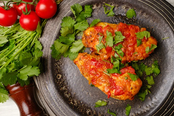 Baked Queso Chicken