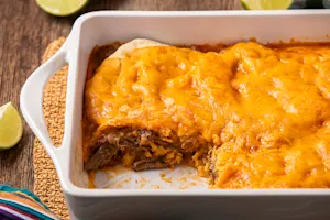 Easy Beef Enchilada Bake