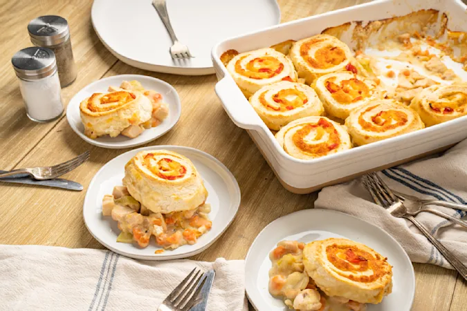 Chicken In A Biscuit Casserole-4