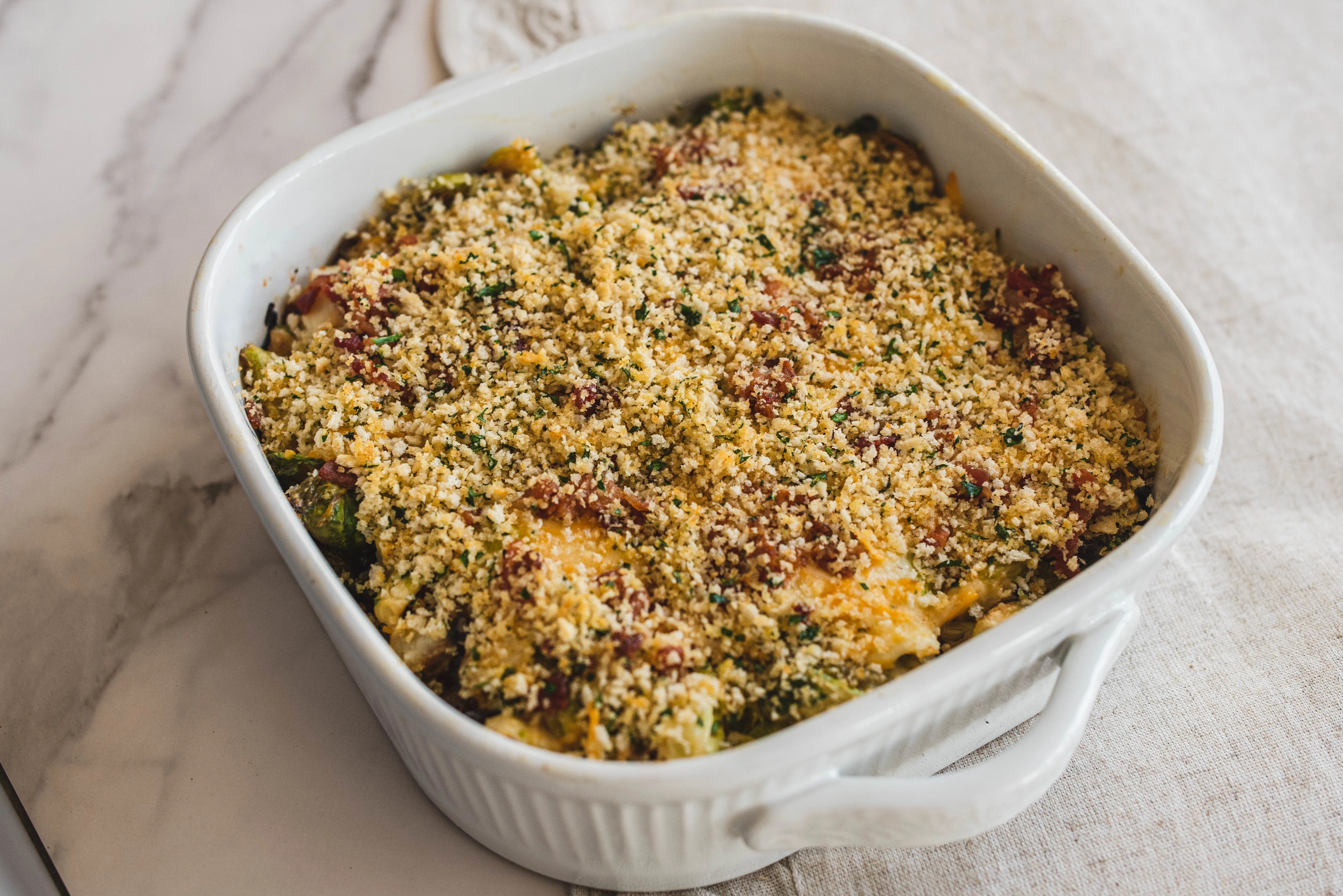 Easy Brussels Sprouts Casserole | Cooking Professionally